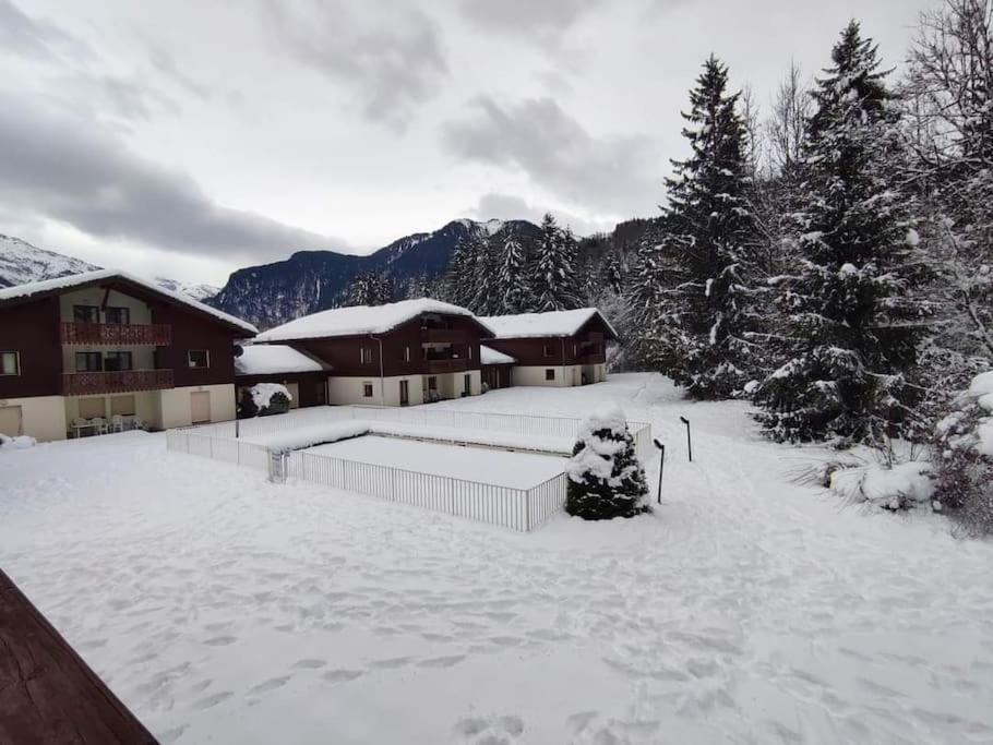 Samoens Residence Grand Tetras 4 Personnes Piscine Exteriér fotografie